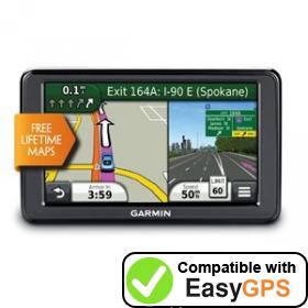 Download your Garmin nüvi 2555LM waypoints and tracklogs for free with EasyGPS