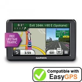 Download your Garmin nüvi 2555LT waypoints and tracklogs for free with EasyGPS
