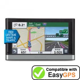 Download your Garmin nüvi 2557LMT waypoints and tracklogs for free with EasyGPS