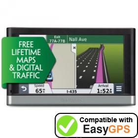 Download your Garmin nüvi 2568LMT-Digital waypoints and tracklogs for free with EasyGPS
