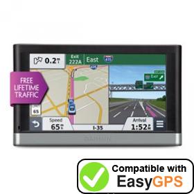 Download your Garmin nüvi 2577LT waypoints and tracklogs for free with EasyGPS