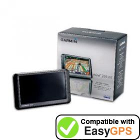 Download your Garmin nüvi 265W waypoints and tracklogs for free with EasyGPS