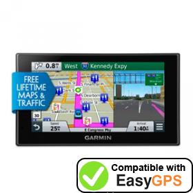 Download your Garmin nüvi 2699LMTHD waypoints and tracklogs for free with EasyGPS