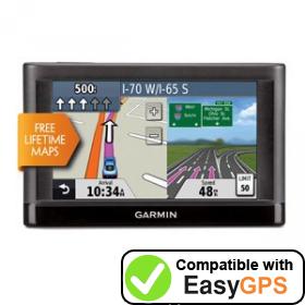 Download your Garmin nüvi 42LM waypoints and tracklogs for free with EasyGPS