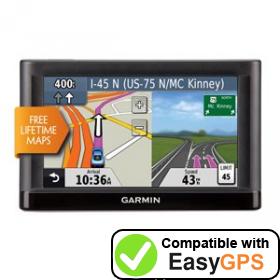 Download your Garmin nüvi 52LM waypoints and tracklogs for free with EasyGPS