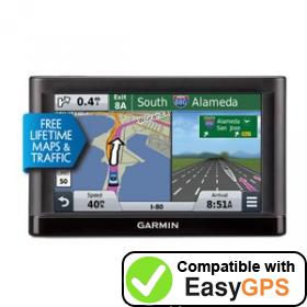 Download your Garmin nüvi 55LMT waypoints and tracklogs for free with EasyGPS