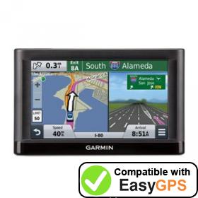 Download your Garmin nüvi 56 waypoints and tracklogs for free with EasyGPS
