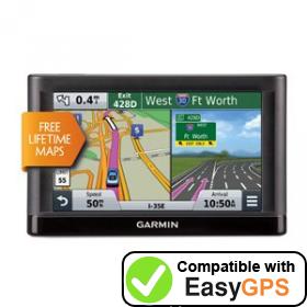 Download your Garmin nüvi 56LM waypoints and tracklogs for free with EasyGPS