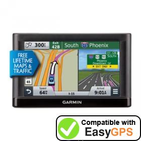 Download your Garmin nüvi 56LMT waypoints and tracklogs for free with EasyGPS