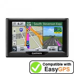 Download your Garmin nüvi 57 waypoints and tracklogs for free with EasyGPS