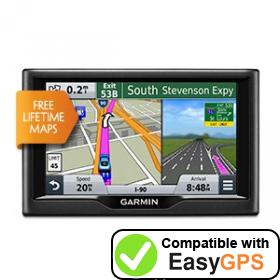 Download your Garmin nüvi 57LM waypoints and tracklogs for free with EasyGPS