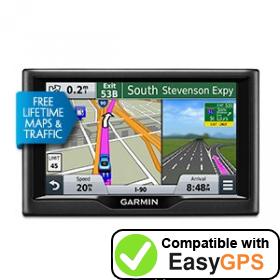 Download your Garmin nüvi 57LMT waypoints and tracklogs for free with EasyGPS