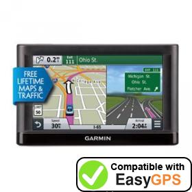 Download your Garmin nüvi 65LMT waypoints and tracklogs for free with EasyGPS
