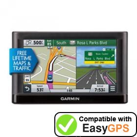 Download your Garmin nüvi 66LMT waypoints and tracklogs for free with EasyGPS