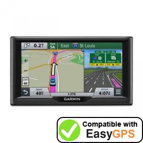 Download your Garmin nüvi 67 waypoints and tracklogs for free with EasyGPS