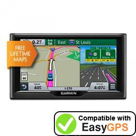 Download your Garmin nüvi 67LM waypoints and tracklogs for free with EasyGPS