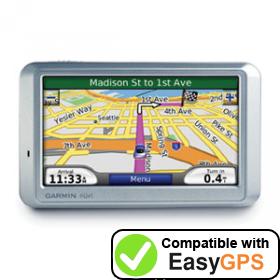 Download your Garmin nüvi 710 waypoints and tracklogs for free with EasyGPS