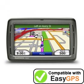 Download your Garmin nüvi 850 waypoints and tracklogs for free with EasyGPS