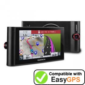 Download your Garmin nüviCam LMT-D waypoints and tracklogs for free with EasyGPS
