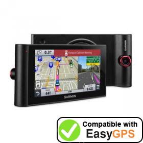 Download your Garmin nüviCam LMTHD waypoints and tracklogs for free with EasyGPS