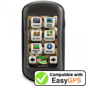 Download your Garmin Oregon 550 waypoints and tracklogs for free with EasyGPS