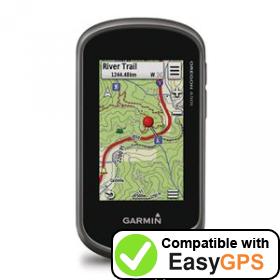 Download your Garmin Oregon 650t waypoints and tracklogs for free with EasyGPS