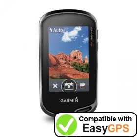 Download your Garmin Oregon 750 waypoints and tracklogs for free with EasyGPS