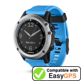 Download your Garmin quatix 3 waypoints and tracklogs for free with EasyGPS