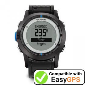 Download your Garmin quatix waypoints and tracklogs for free with EasyGPS