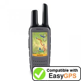 Download your Garmin Rino 610 waypoints and tracklogs for free with EasyGPS