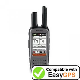Download your Garmin Rino 650 waypoints and tracklogs for free with EasyGPS