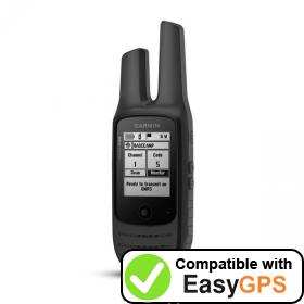 Download your Garmin Rino 700 waypoints and tracklogs for free with EasyGPS