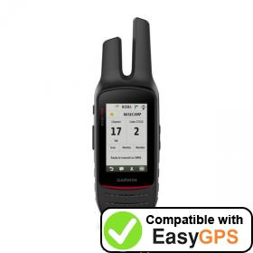 Download your Garmin Rino 750 waypoints and tracklogs for free with EasyGPS