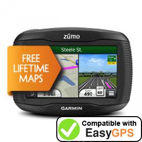 Download your Garmin zūmo 340LM waypoints and tracklogs for free with EasyGPS