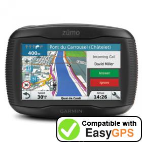 Download your Garmin zūmo 345LM waypoints and tracklogs for free with EasyGPS