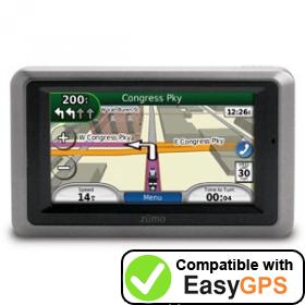 Download your Garmin zūmo 660 waypoints and tracklogs for free with EasyGPS