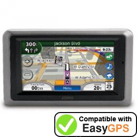 Download your Garmin zūmo 665 waypoints and tracklogs for free with EasyGPS