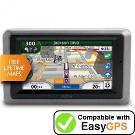 Download your Garmin zūmo 665LM waypoints and tracklogs for free with EasyGPS