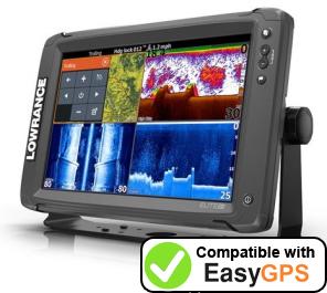 Download your Lowrance Elite-12 Ti waypoints and tracklogs for free with EasyGPS