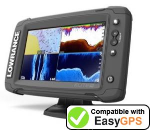 Download your Lowrance Elite-7 Ti waypoints and tracklogs for free with EasyGPS