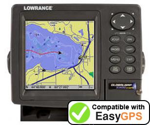 Download your Lowrance GlobalMap 3600C iGPS waypoints and tracklogs for free with EasyGPS