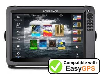 Download your Lowrance HDS-12 Gen3 waypoints and tracklogs for free with EasyGPS
