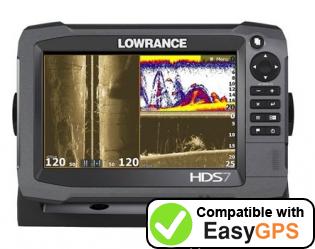 Download your Lowrance HDS-7 Gen2 waypoints and tracklogs for free with EasyGPS