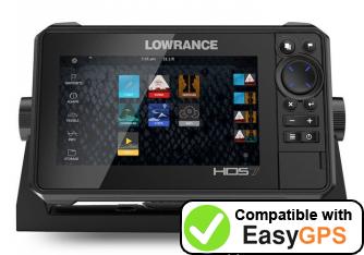 Download your Lowrance HDS-7 LIVE waypoints and tracklogs for free with EasyGPS