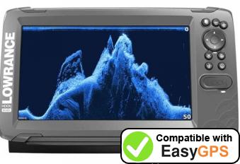 Download your Lowrance HOOK-9 waypoints and tracklogs for free with EasyGPS