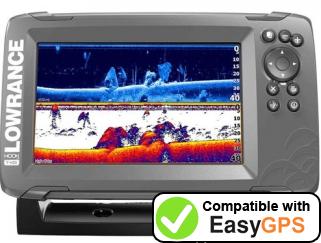 Download your Lowrance HOOK2-7 waypoints and tracklogs for free with EasyGPS