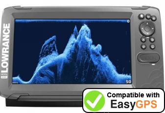 Download your Lowrance HOOK2-9 waypoints and tracklogs for free with EasyGPS