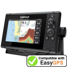 Download your Simrad Cruise 7 waypoints and tracklogs for free with EasyGPS