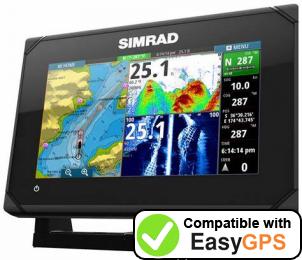 Download your Simrad GO7 XSE waypoints and tracklogs for free with EasyGPS