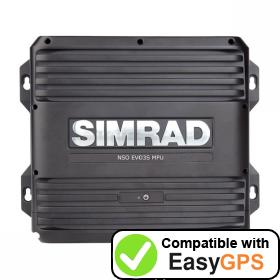 Download your Simrad NSO evo3S waypoints and tracklogs for free with EasyGPS